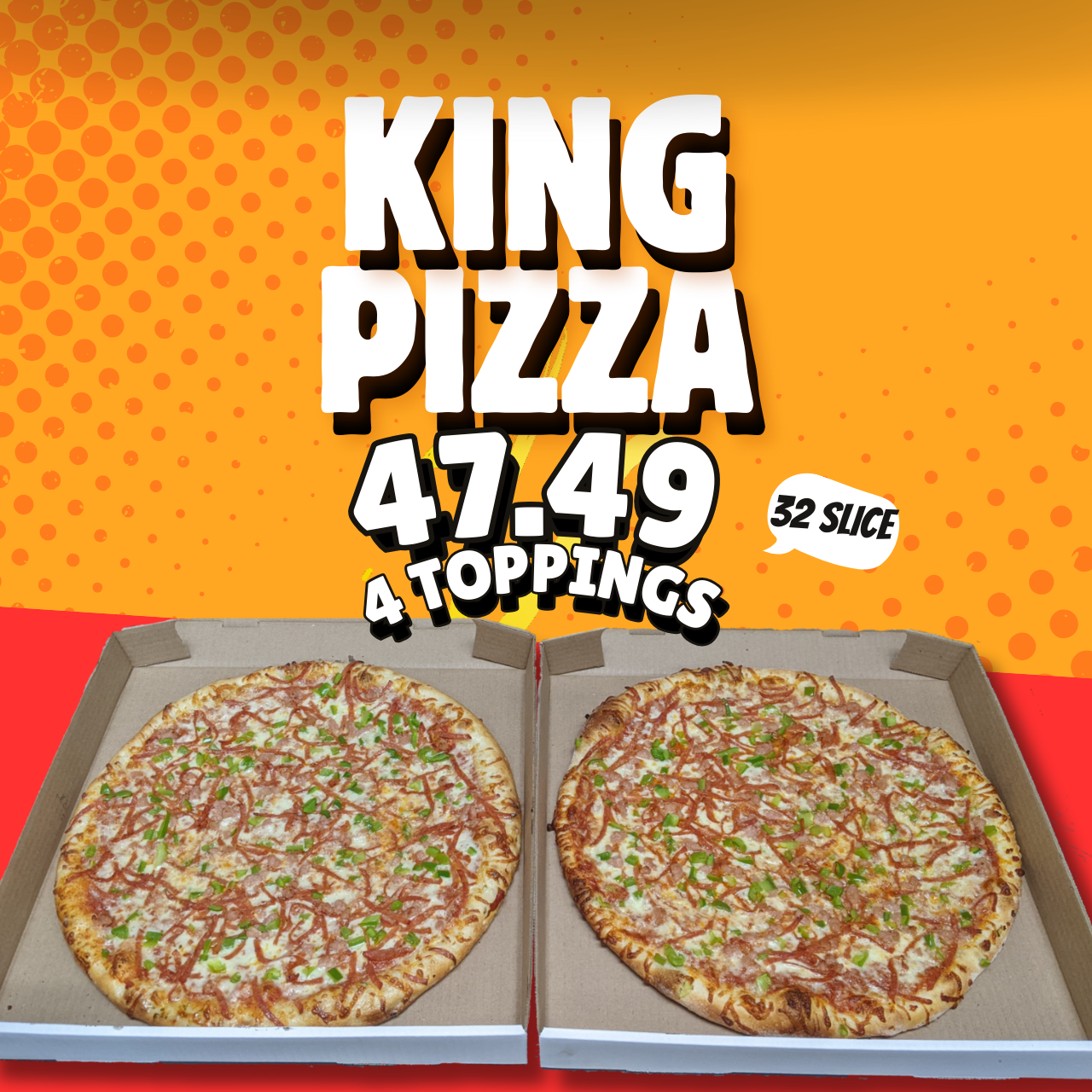 King Pizza 47.49